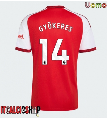 Arsenal Viktor Gyokeres #14 Prima Maglia 2026-27 Manica Corta